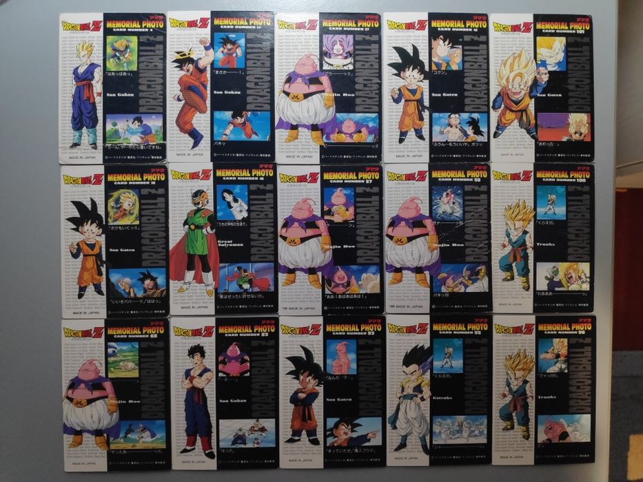 Cartas Dragon Ball Z - Memorial Photo