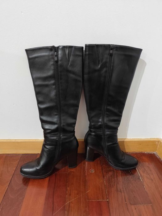 Bota feminina cano longo tamanho 37