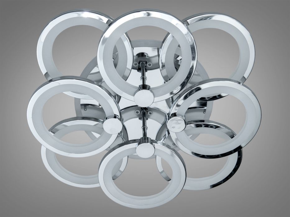 Люстра LED 125W з пультом і підсвіткою на планку