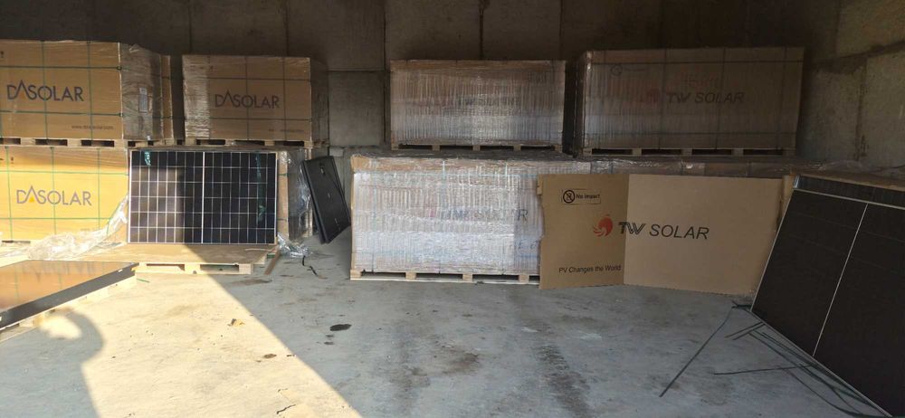 Сонячні панелі 450, 625, 640, 650Вт, Tier 1, монтаж.