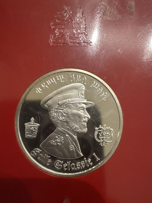 Moeda de prata .999 Etiópia