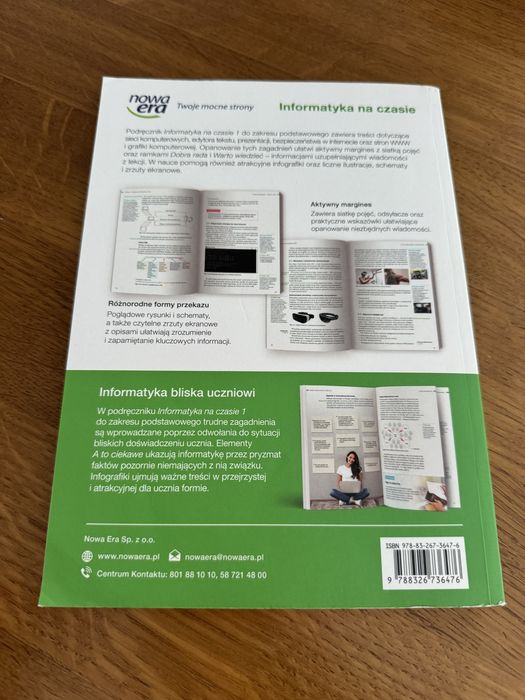 Informatyka na czasie 1 nowa era zakres podstawowy
