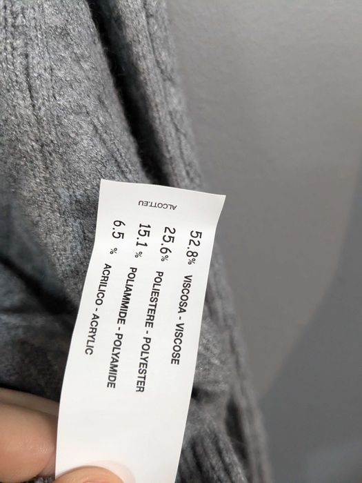 Sweter Alcott z wiskozą szary rozm. XL