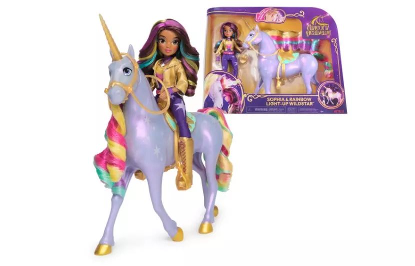 Unicorn Academy. Lalka Sophia i Wildstar. Spin Master