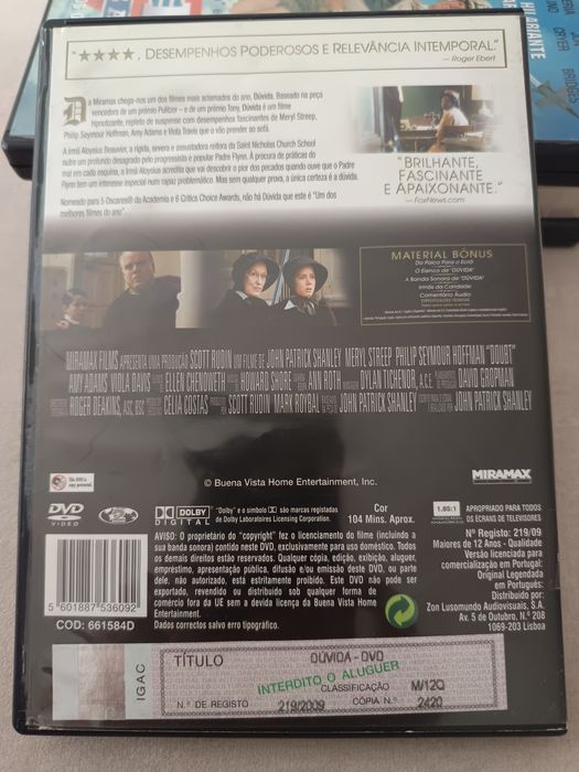 DVD dúvida ( original)
