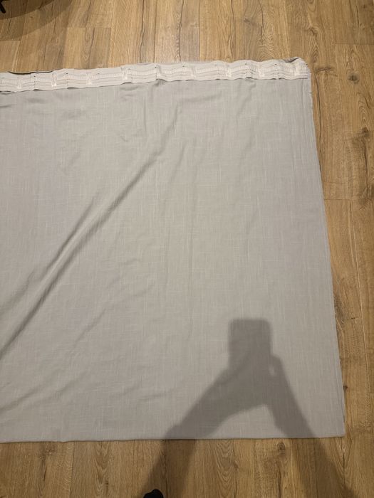 Firany zaslony beż ikea 140/280 komplet 2 sztuk