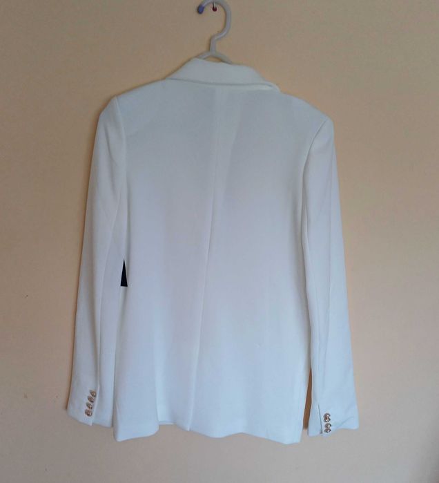 NA-KD bialy żakiet oversize r.36