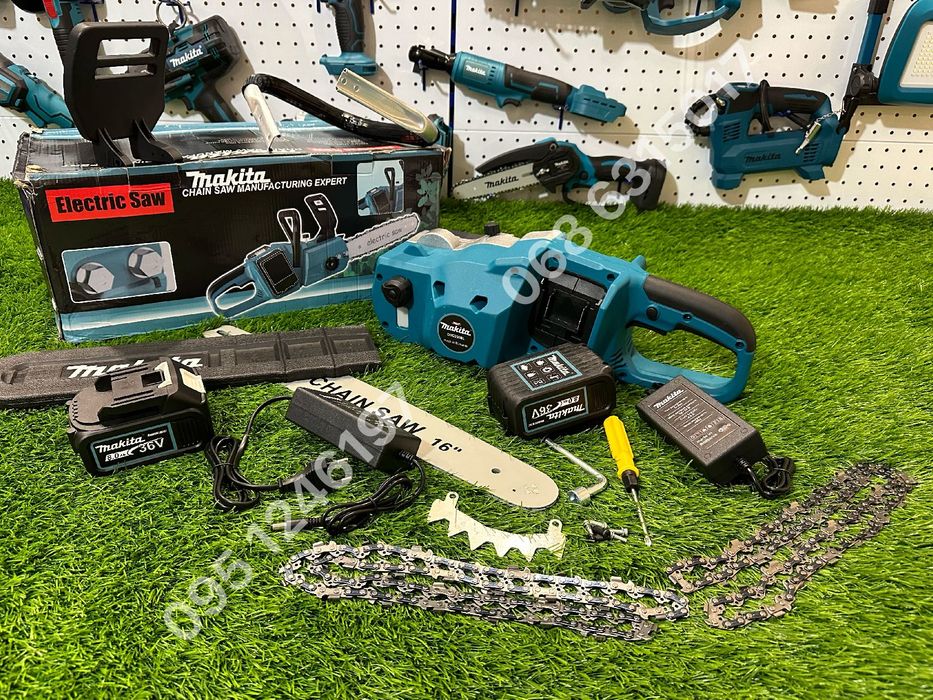 Акумуляторная цепная пила Makita DUC355Z 36V пилка садовая кусторез