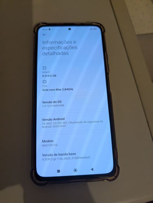 Telemóvel Xiaomi Mi 11i 5G 256GB