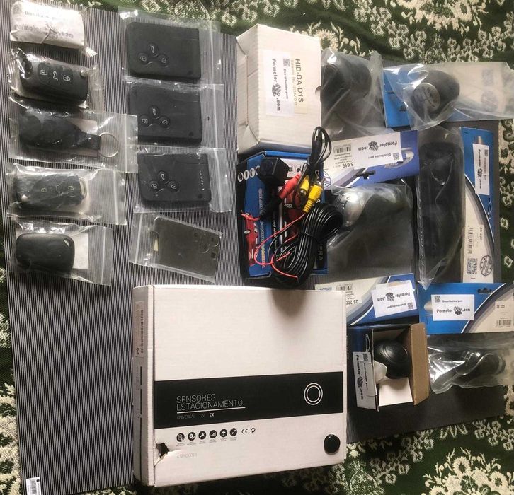 Lote de Acessórios Auto