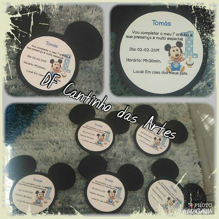 Convites de Batizado e aniversário