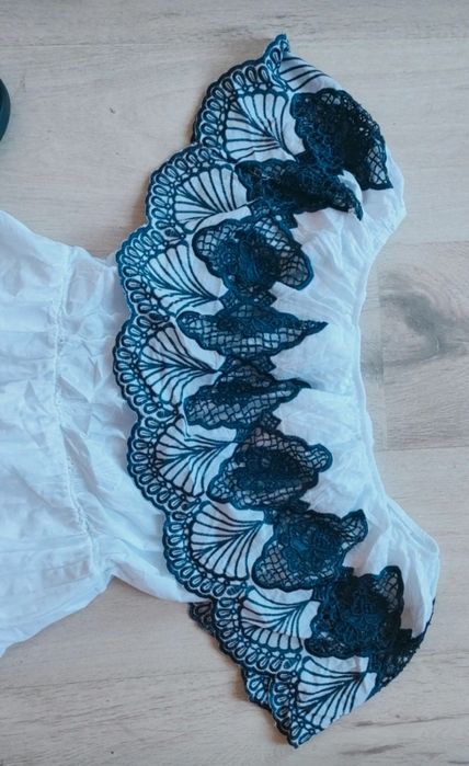 Sukienka boho biała