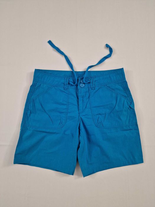 Turkusowe letnie szorty