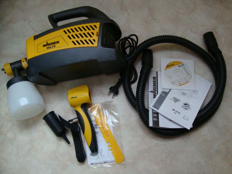 Pistolet malarski do malowania ścian agregat Wagner W670