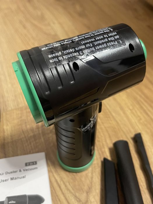 Nowa Dmuchawa Sprężone Powietrze & Odkurzacz 2w1 USB | WHATDOOK