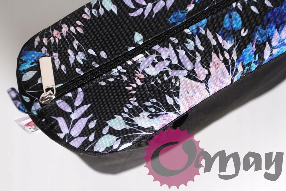 organizer do OBAG STANDARD kwiaty cudne błękitno pudrowe wkład oMay