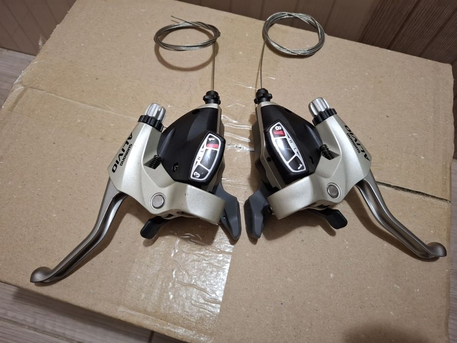 Переключатели скоростей/моноблоки/манетки 3x8с Shimano ALIVIO ST-M410