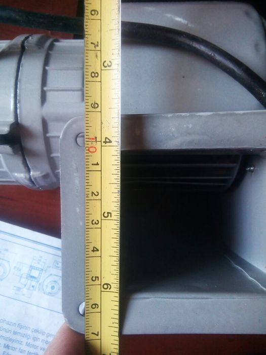 Вентилятор вытяжной центробежный. Новый. Турция.