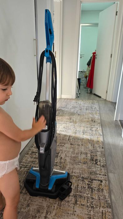 Aspirador vertical bissell croswave lava e aspira