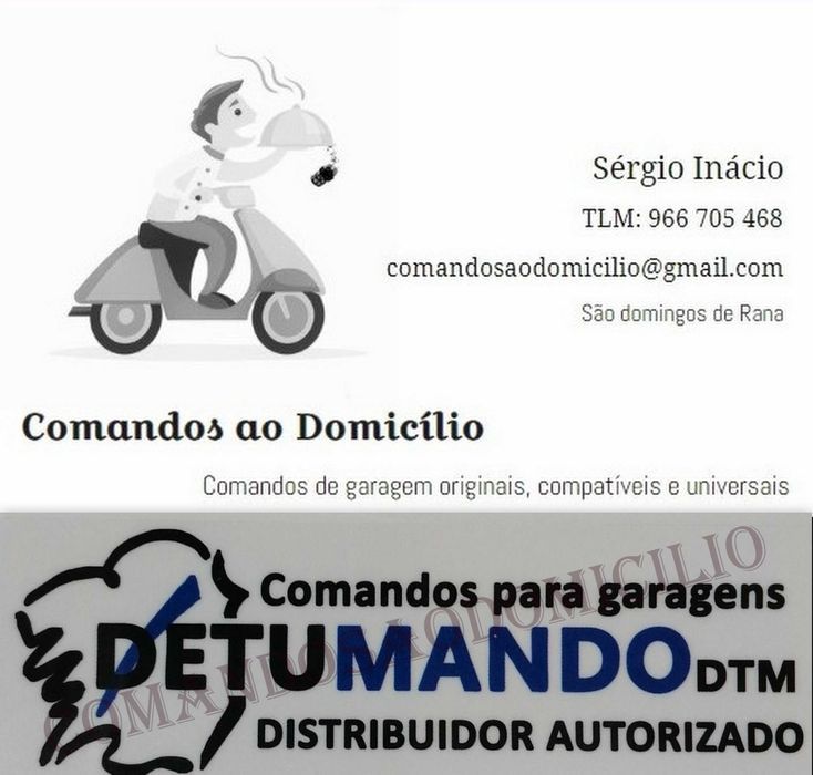 EXTEL - Comando portão garagem UKNVD compatível com EXTEL