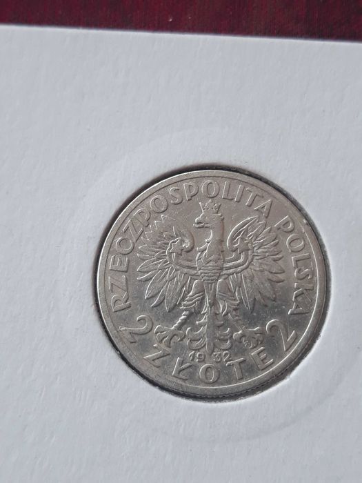 2 zł Głowa kobiety 1932 r. - nr 1 - Bardzo ładne