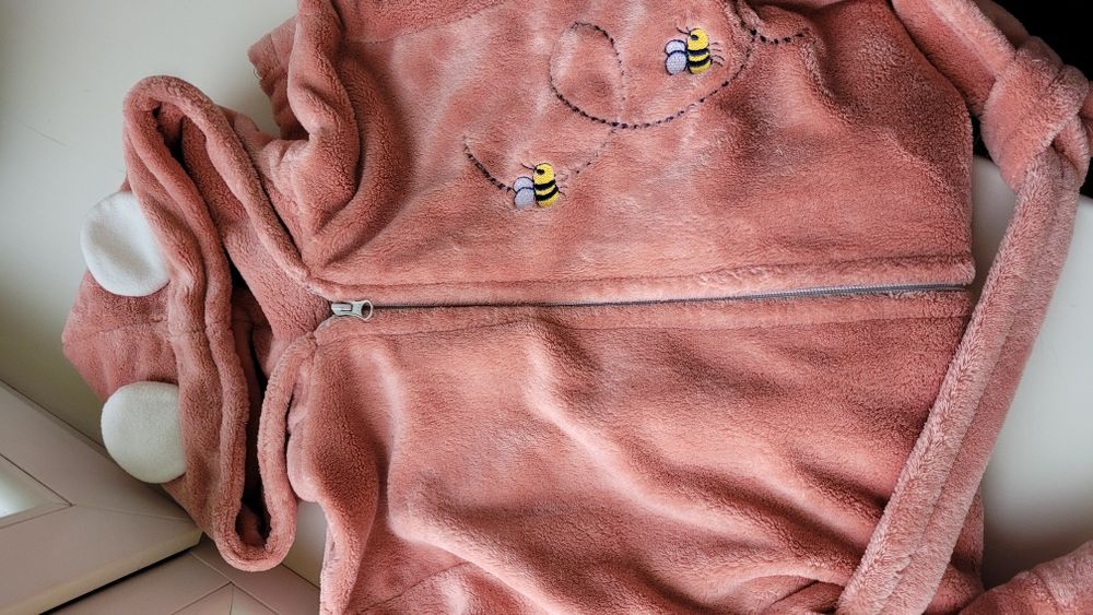 Халат теплий флісовий для дівчинки