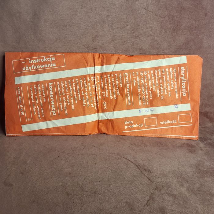 Stare kolekcjonerskie Rękawice Medyczne ¹⁹⁰