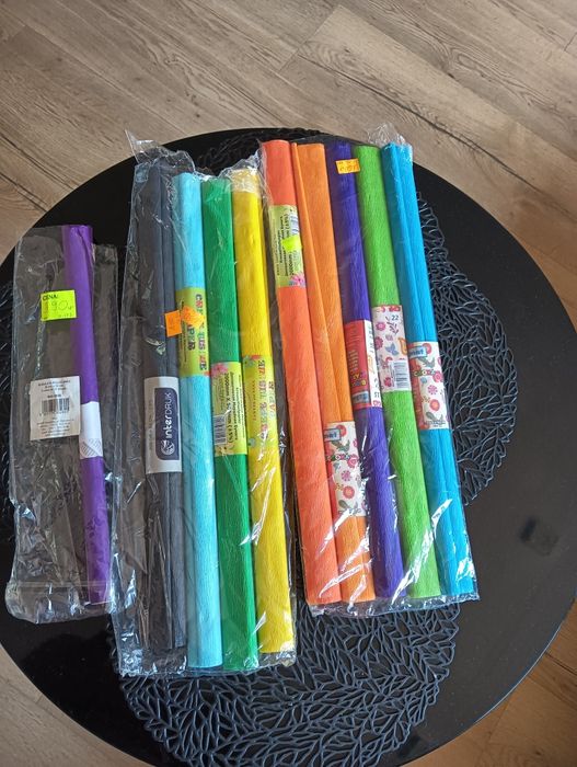 Szkoła bibuły kolorowe