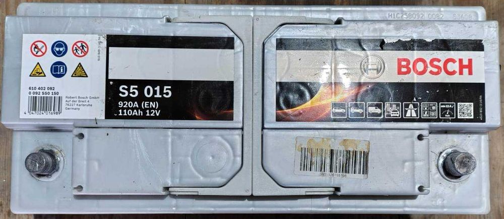 Akumulator samochodowy BOSH 110Ah, 920A, 84% sprawności