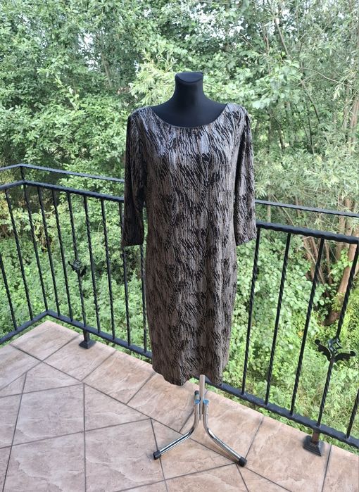Sukienka midi mieniąca błyszcząca marka Allison rozmiar XXl 44 / XXXL 46