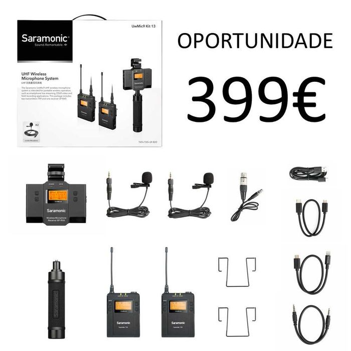 Saramonic pro kit profissional de gravação