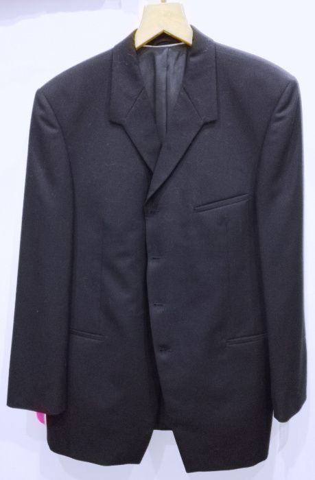 elegancka czarna marynarka pierre laffitte 413 sacco 026/s42 182/92