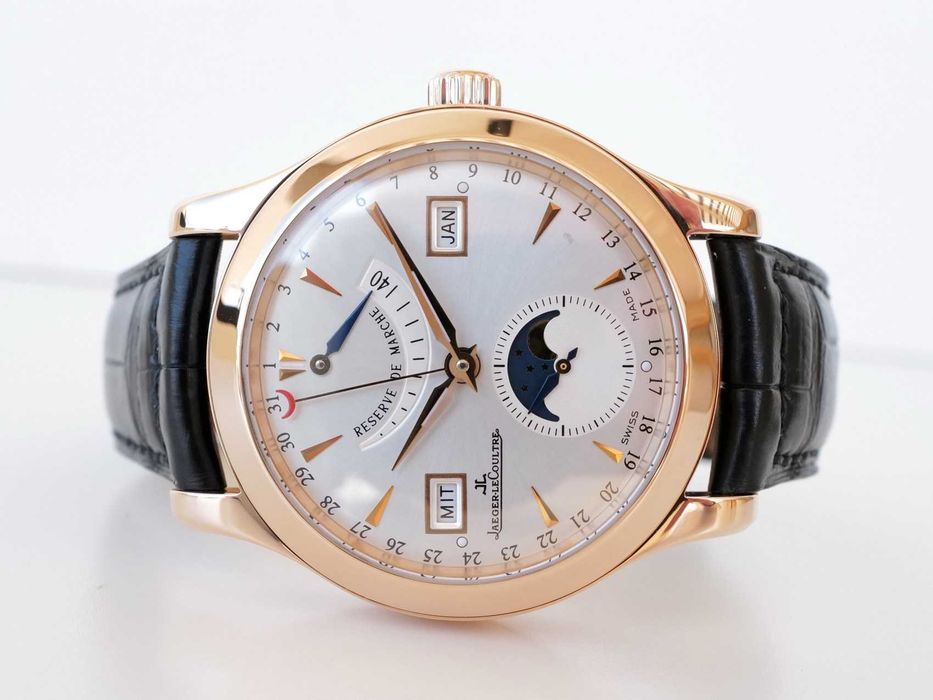 Jaeger-LeCoultre Master Calendar 18k Rose Gold Silver Dial