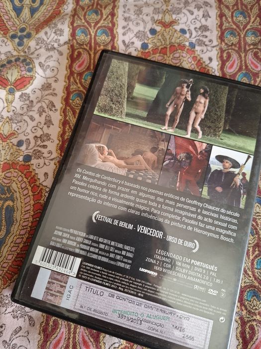 Dvd original filme de Pasolini