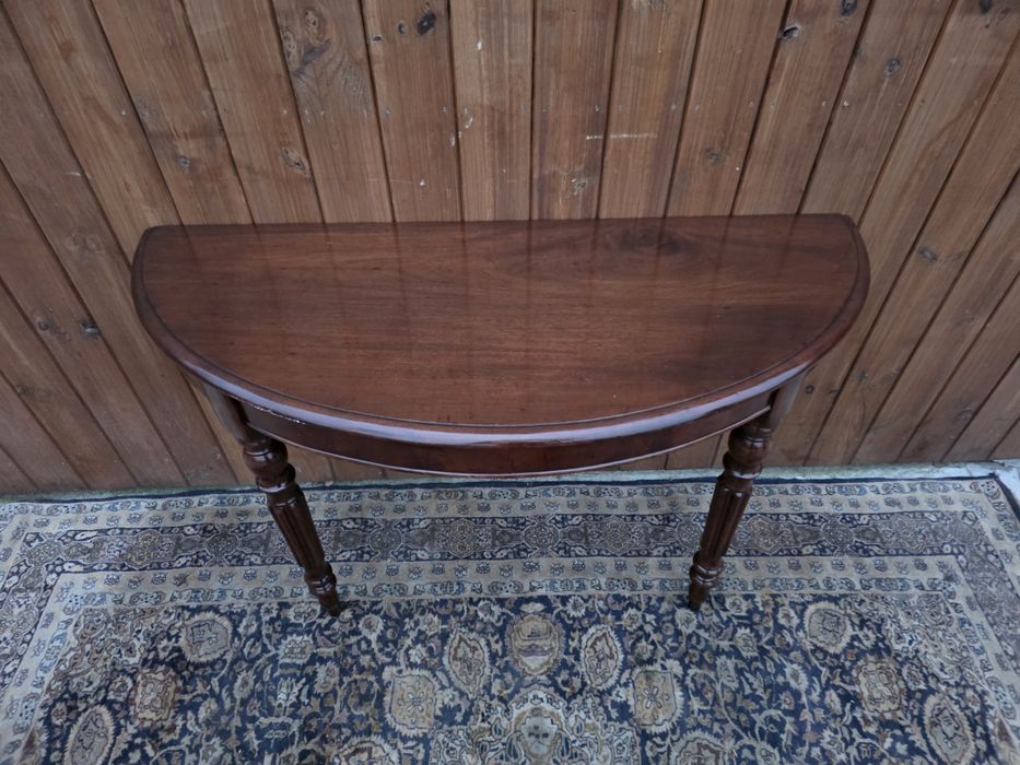 Konsola drewniana secesyjna stolik #2167 Stylowy Węgrów