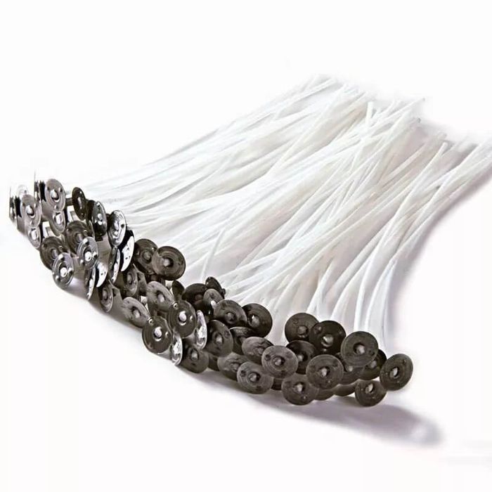 100 x Knoty bawełniane z blaszką N16 od SoyWax.pl