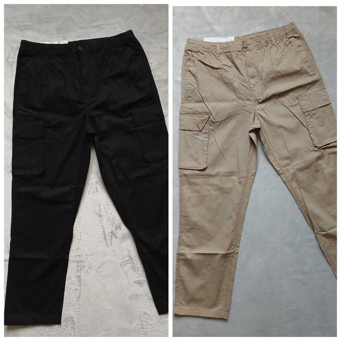 Штани чоловічі карго livergy з кишенями р. М (48/50), L (52/54), XL (5