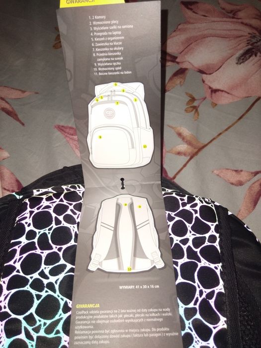 Plecak młodzieżowy nowy