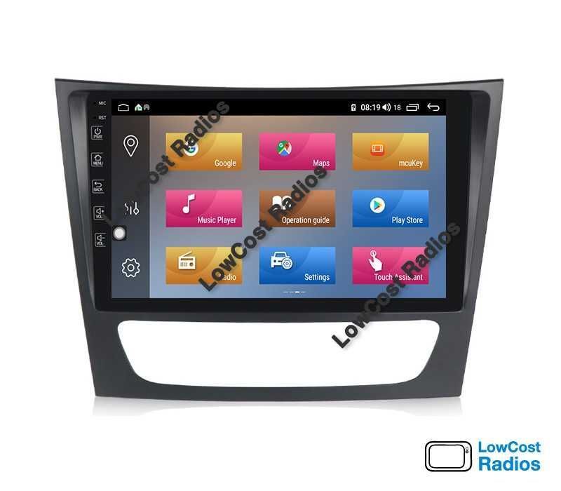Auto Rádio GPS Mercedes Benz 9'' Classe E W209 W219 W211 - ANDROID 15