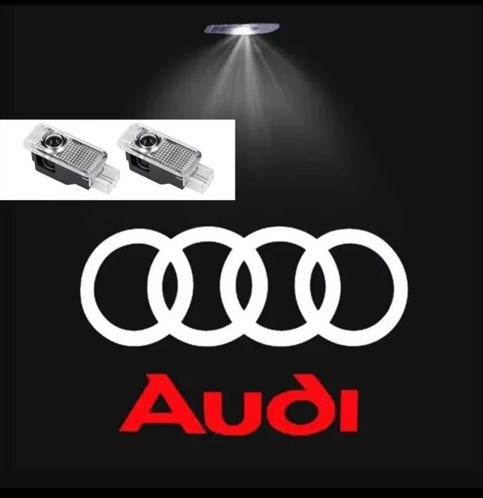 Audi A6 Luzes Portas Logótipo