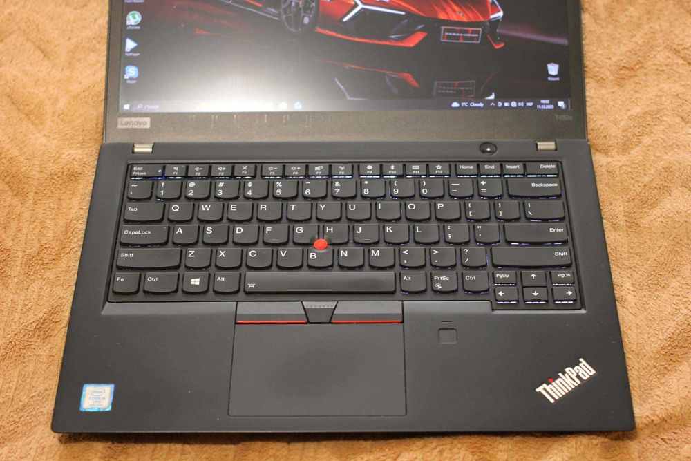 Lenovo T480/Core i5-8350/Видео 2GB/16GB/SSD256/АКБ5ч/14 ips FHD/2020г!