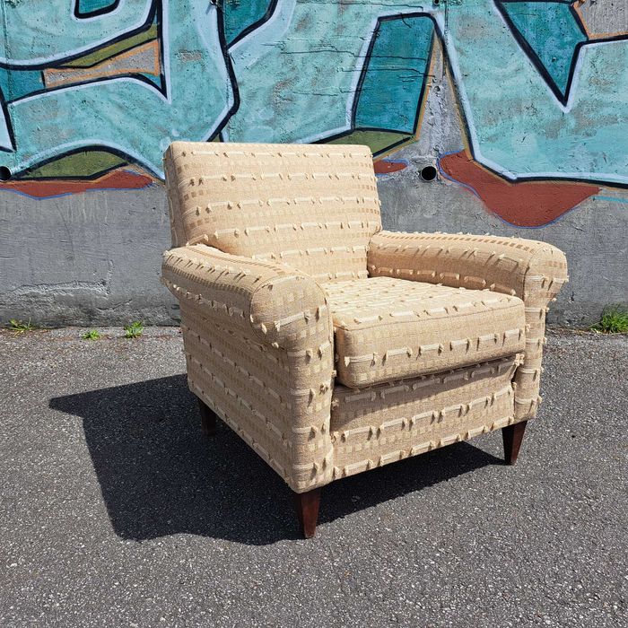 Cadeirão como Novo Bege sofá individual poltrona moderna