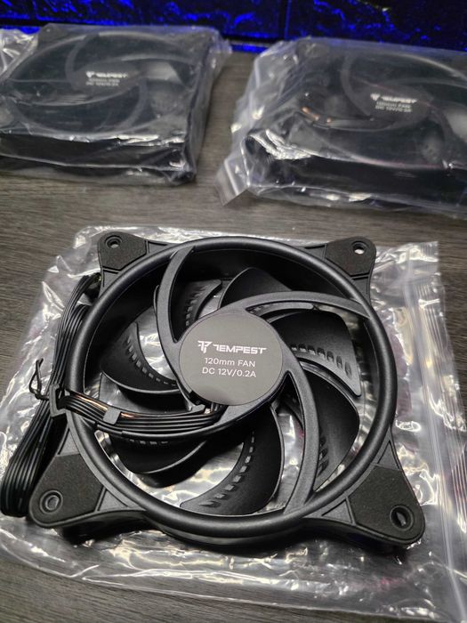 Pack 3 Ventoinhas 120mm Argb - NOVAS - Tempest