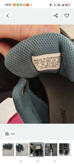 Adidasy Salomon roz. 38