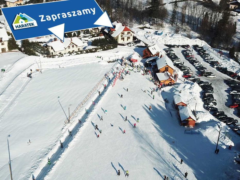 Pokoje Haratek przy Gondoli stoku wyciągu noclegi ferie narty ski zima