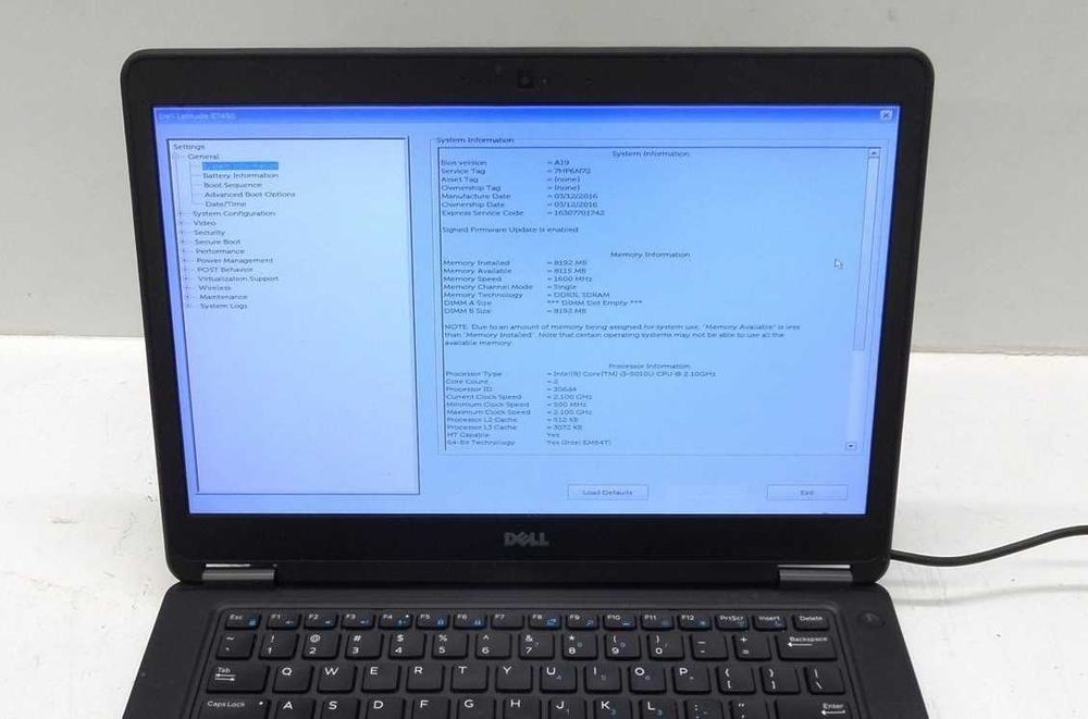 Разборка Ноутбука – Dell Latitude E7240/E7250 "(E7420/E7440/E7450)"