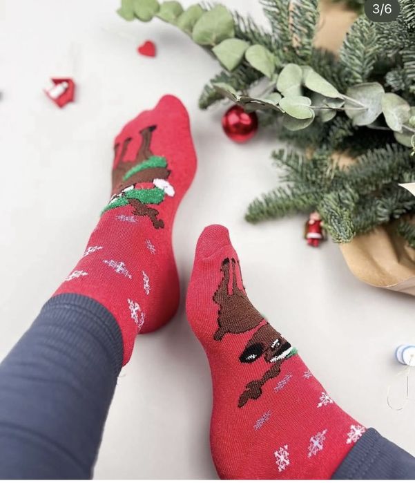 Новорічні шкарпетки.Махра!!!