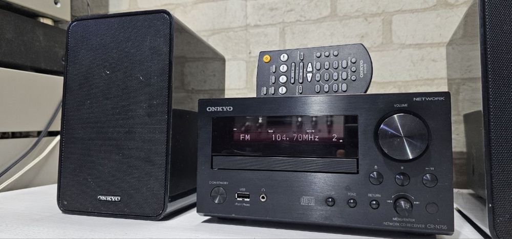Мережевий Музичний центр/ресивер Onkyo D-T15/CR-N755 USB,FLAC