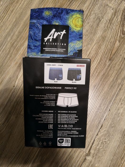 Bokserki męskie art collection XXL 2pak x2 komplety