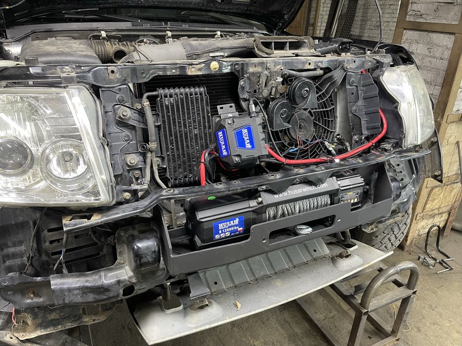 Платформа під лебідку Mitsubishi Pajero 4